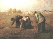 Jean-Franc Millet The Gleaners oil